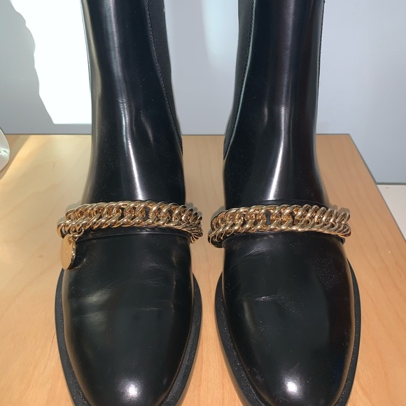 Givenchy Gold Chain Boots - Picture 3 of 4